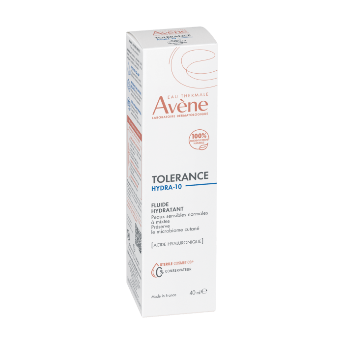 Avene Tolerance Hydra-10 Hydrating Fluid Cream 40 ml -3 Pack