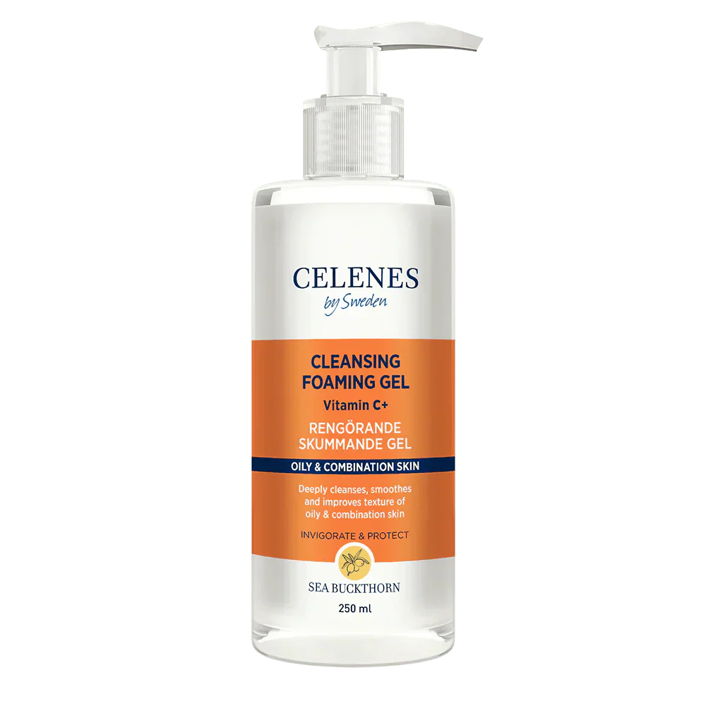 Celenes by Sweden Sea Buckthorn Cleansing Foaming Gel 250 ml / 8.5 fl oz