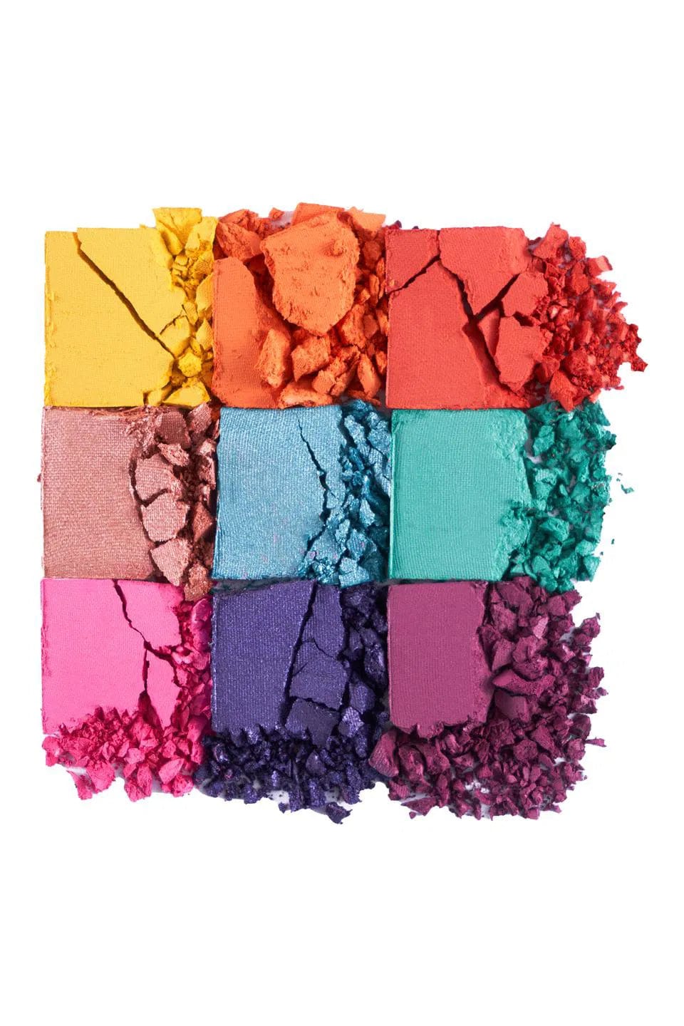 Flormar 9-pack Compact Eyeshadow Palette with Creamy Texture & Matte Finish/Shimmer 9g - 002 Ready The Party