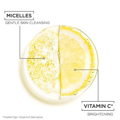 Garnier Skin Active Vitamin C Micellar Water 400 ml / 13.5 fl oz 3 Pack