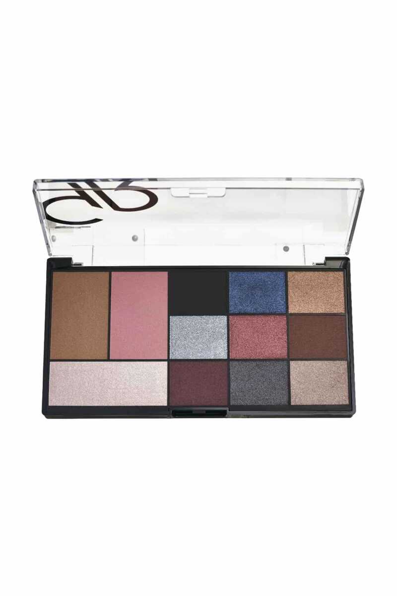 Golden Rose City Style Face and Eye Palette - 02 Smokey