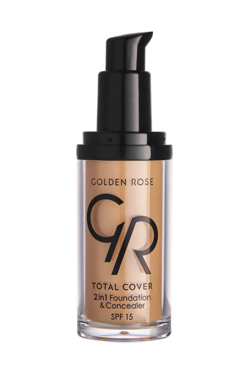 Golden Rose Total Cover 2 in 1 Foundation & Concealer - 16 Warm Honey