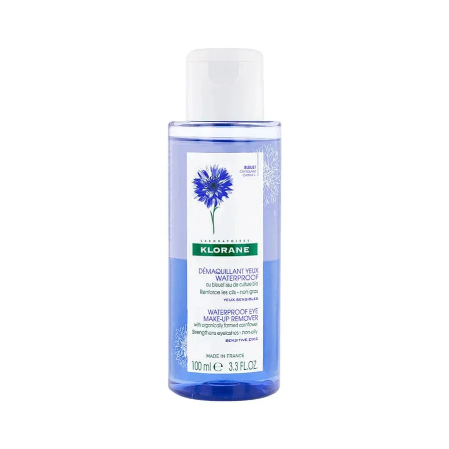 Klorane Dual Phase Waterproof Eye Make-Up Remover 100 ml