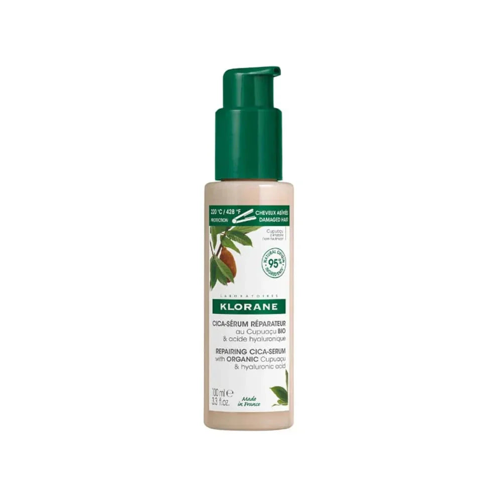 Klorane Repairing Cica-Serum with Organic Cupuaçu & Hyaluronic Acid 100 ml