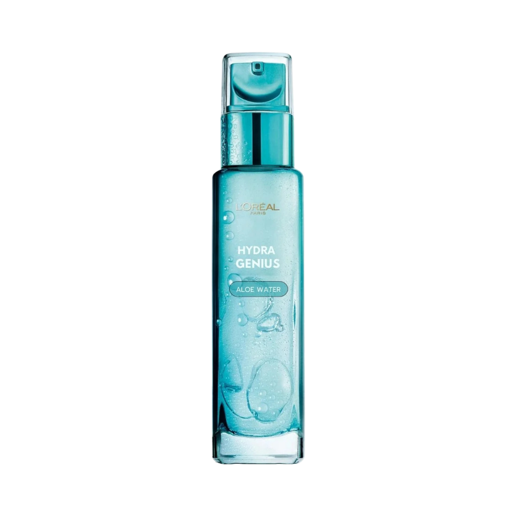 Loreal Paris Hydra Genius Hyaluronic Acid + Aloe Vera Liquid Moisturiser for Normal to Dry Skin, 70ml