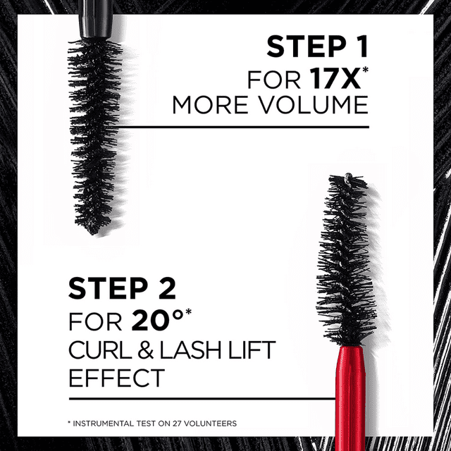 Loreal Paris Pro XXL Lift 2 Step Mascara - Black