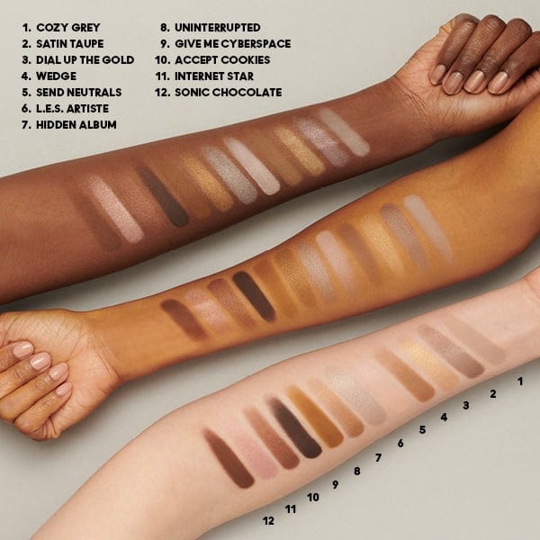 Mac Connect In Colour Eye Shadow Palette -Unfiltered Nudes