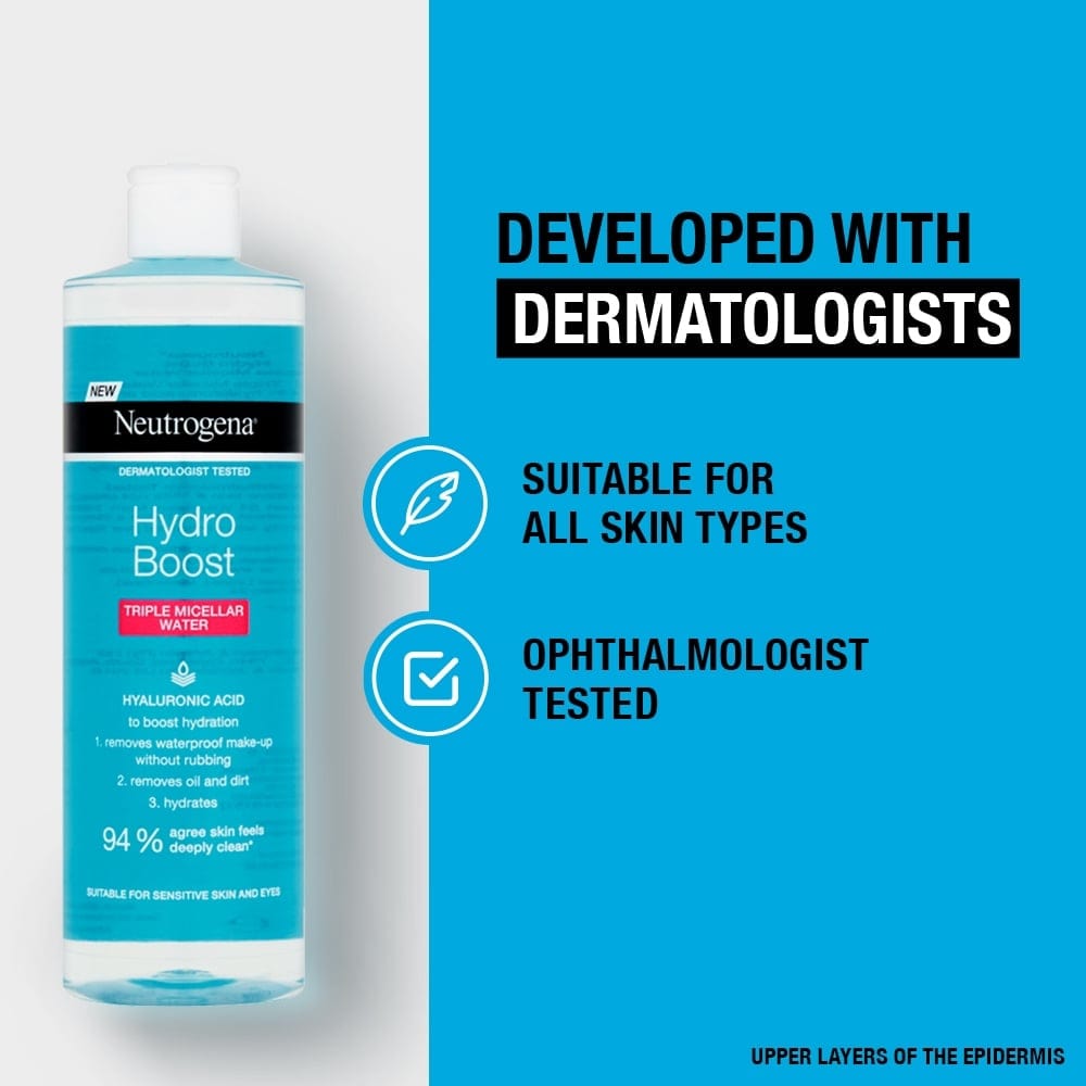 Neutrogena Hydro Boost Triple Micellar Water 400ml / 13.5 fl oz