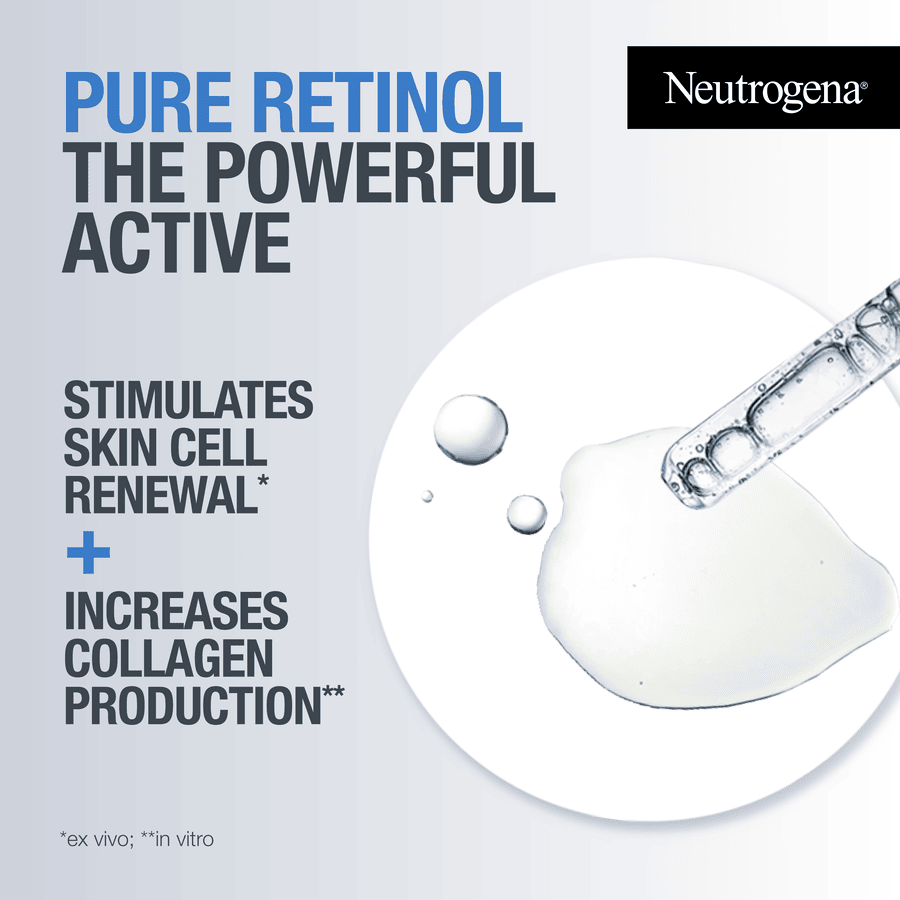 Neutrogena Retinol Boost+ Intense Night Serum 30ml / 1.0 fl oz 2 Pack