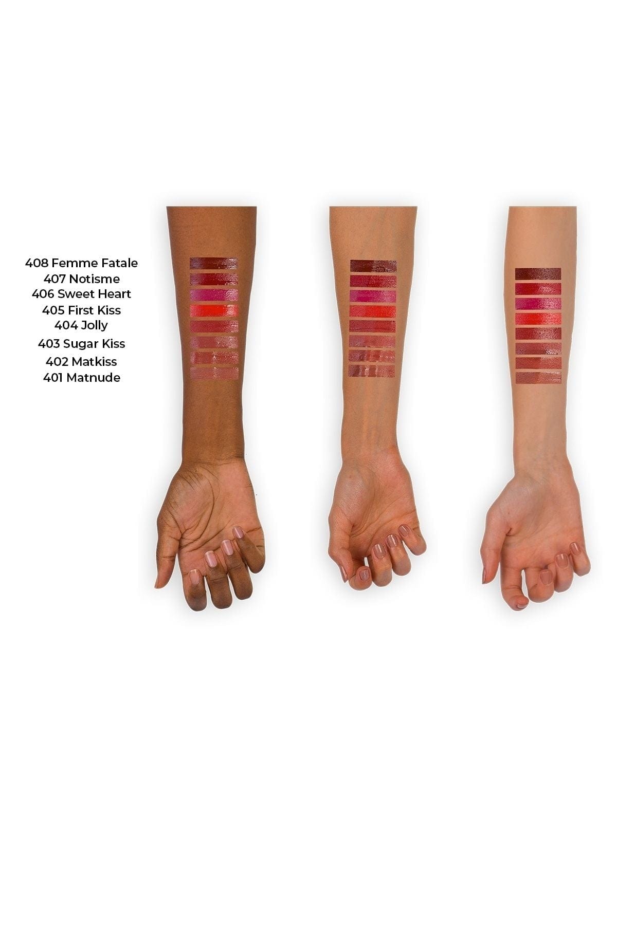 Note Cosmetics Mattemoist Lipgloss Semi Matte Satin Finish Liquid Lipstick-407 Notisme