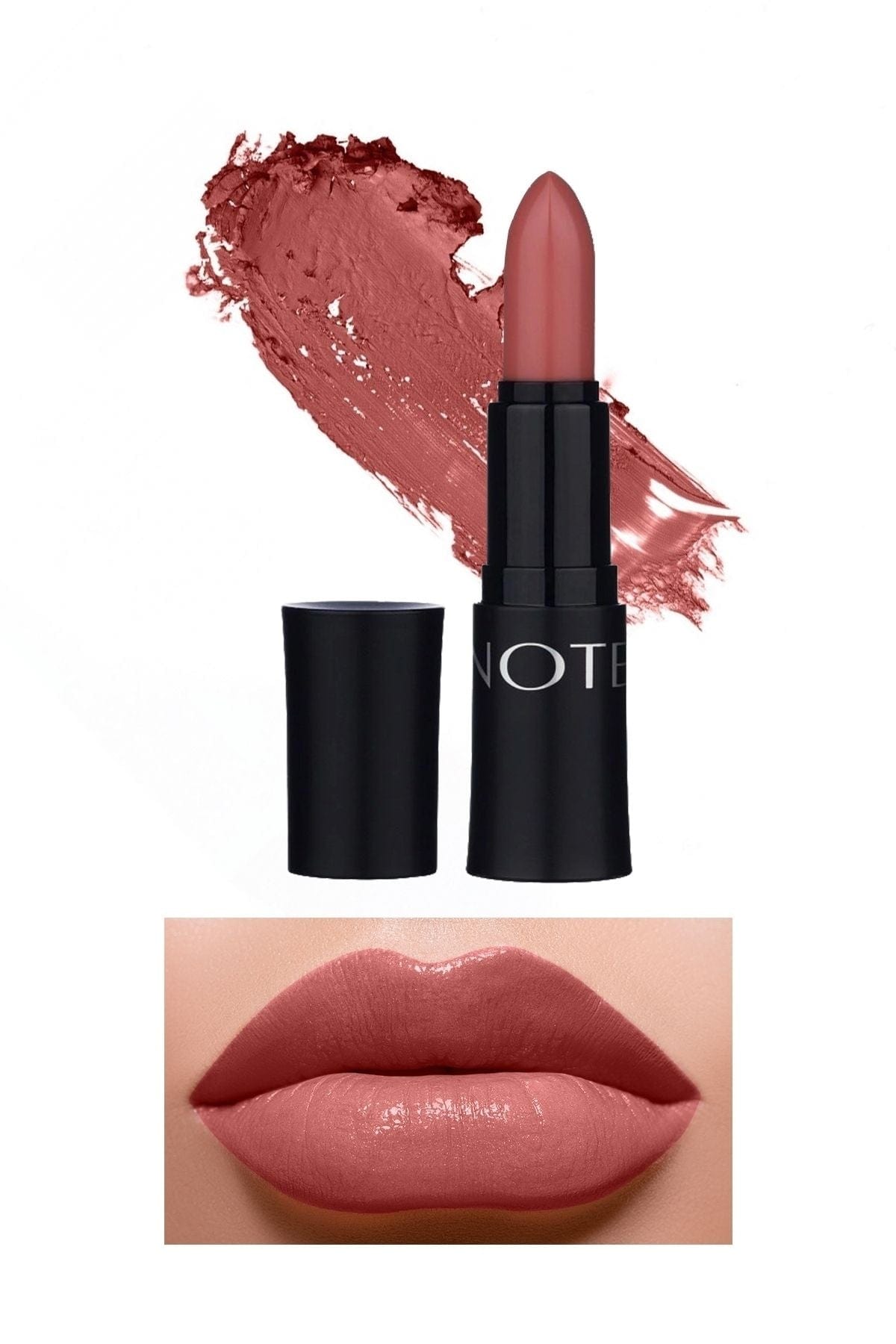 Note Cosmetics Mattemoist Lipstick Matte Finish Lipstick 311 Satin Cup