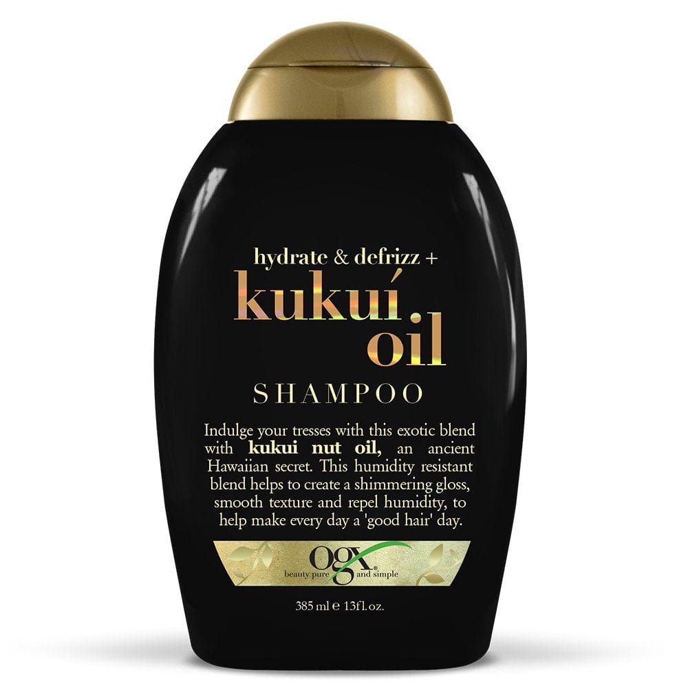 OGX Hydrate + Defrizz Kukui Oil Shampoo, 385 ml