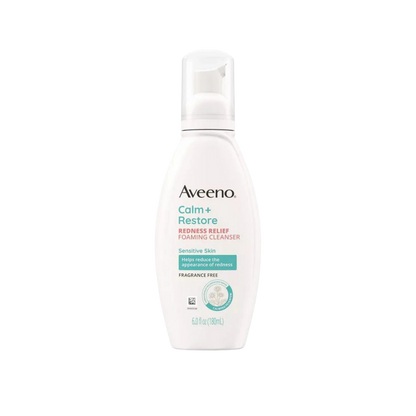 Aveeno Cleaners Anti-Redness Face Wash Foam 180ml