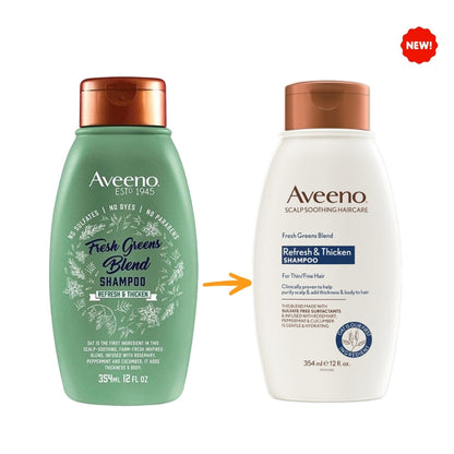 Aveeno Fresh Greens Blend Shampoo 354ml