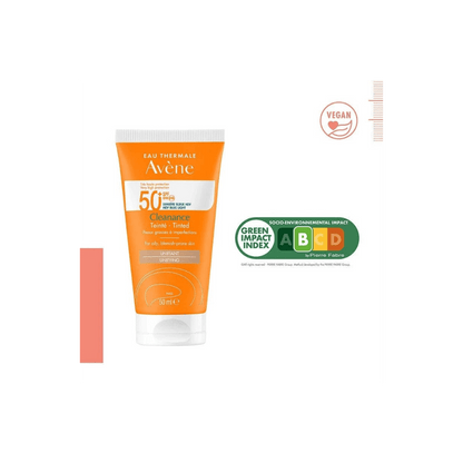 Avene Cleanance Solaire Tinted Spf 50 50 ml Tinted Sunscreen for Oily Skin