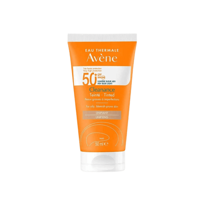Avene Cleanance Solaire Tinted Spf 50 50 ml Tinted Sunscreen for Oily Skin