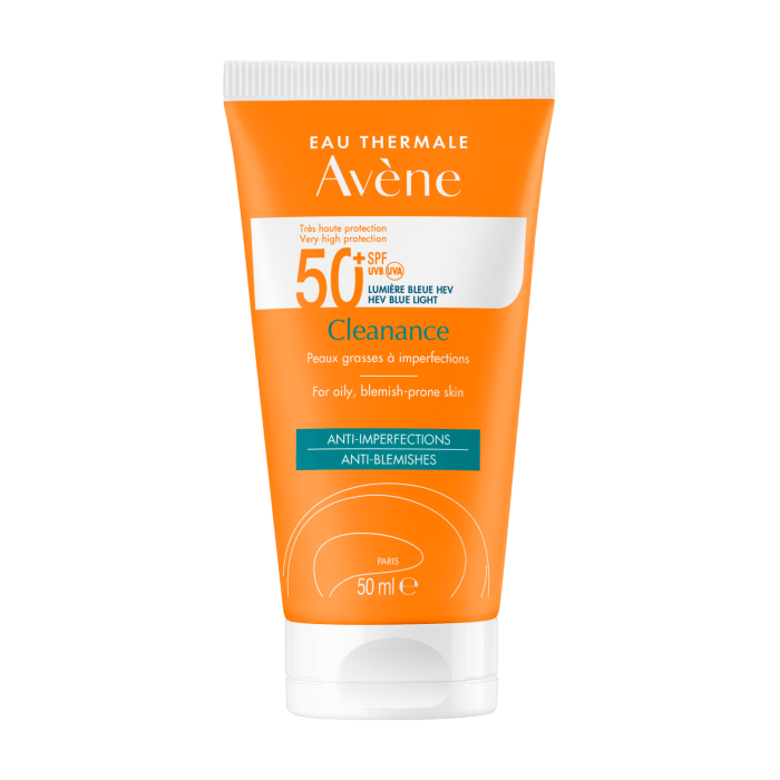 Avene Cleanance Ultra Light Sunscreen SPF50+ 50ml