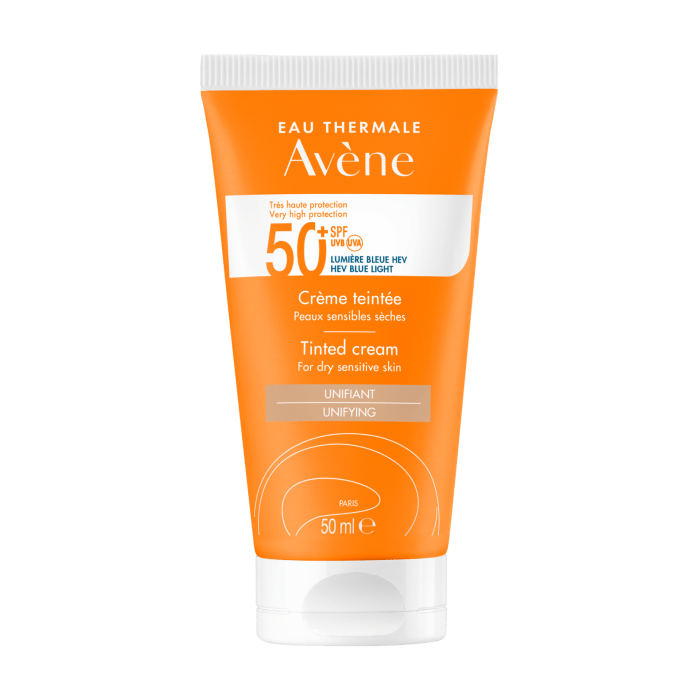 Avene Creme Teintee SPF 50 50 ml Tinted Sunscreen
