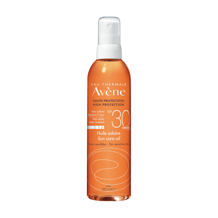 Avene Huile Solaire Sun Care Oil Spf 30 200 ml Tanning Oil