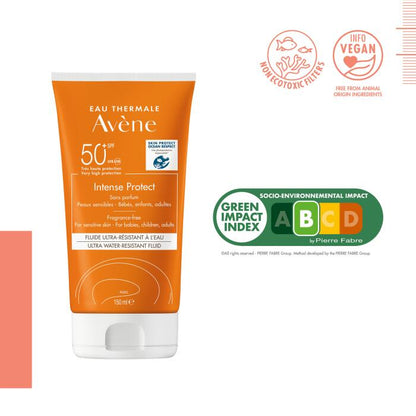 Avene Intense Protect Spf 50 Sunscreen 150 ml -2 Pack