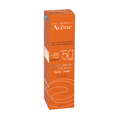 Avene Solaire Anti-age SPF50 Anti-Aging Tinted Sunscreen 50 ml -3 Pack