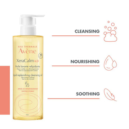 Avene XeraCalm A.D Lipid-Repleshing Cleansing Oil 400 ml