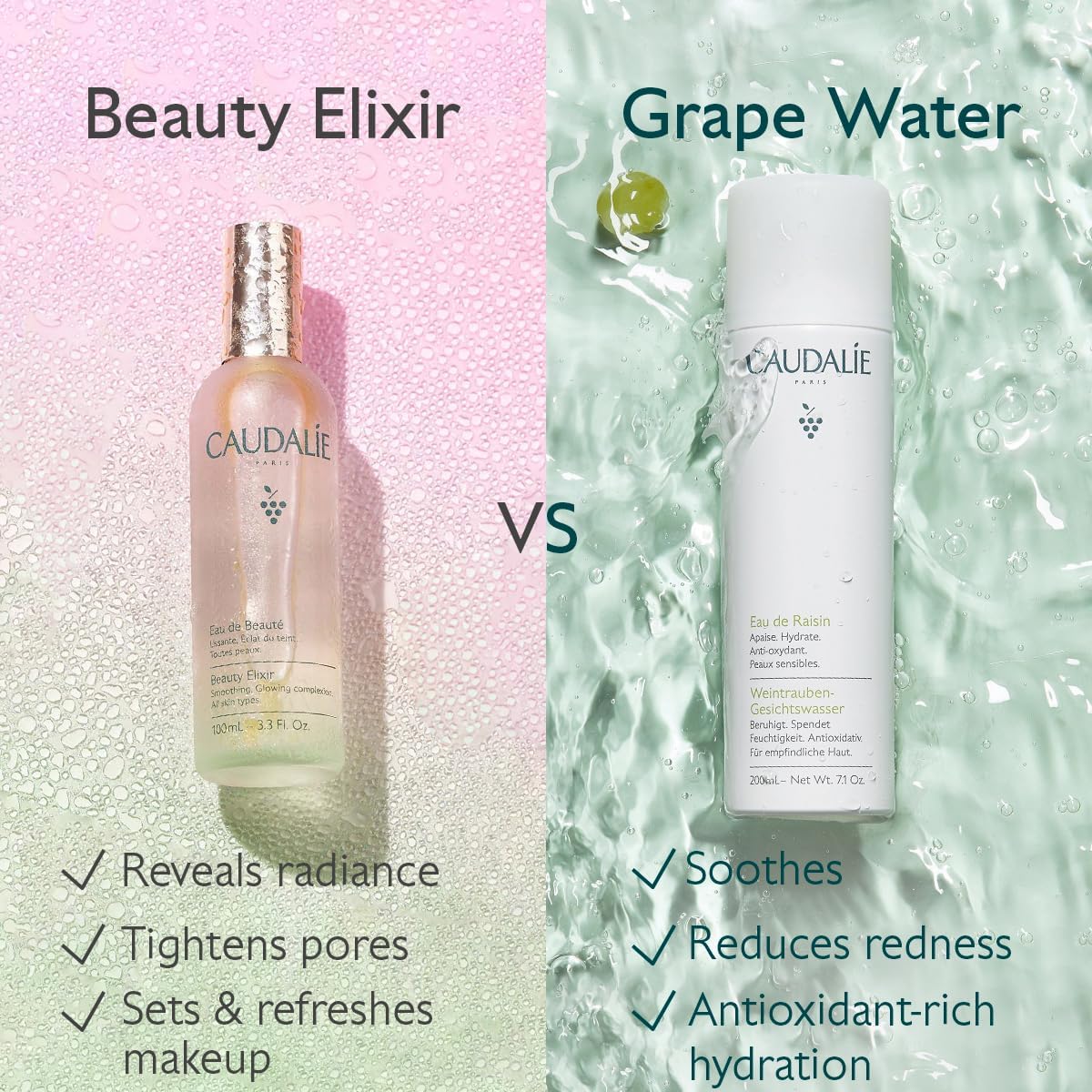 Caudalie Beauty Elixir 100 ml Firming Toner -2 Pack