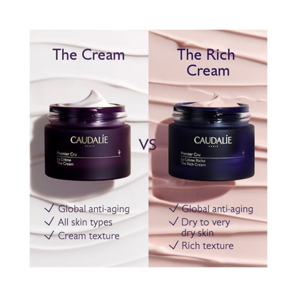 Caudalie Premier Cru Anti Ageing Moisturizer with Hyaluronic Acid - 50 ml