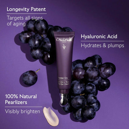 Caudalie Premier Cru Anti-Aging Eye Cream for Fine Lines and Wrinkles 15 ml -NEW