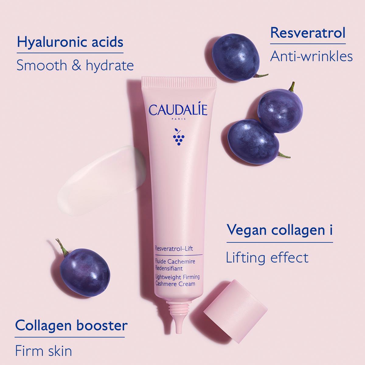 Caudalie Resveratrol-lift Lightweight Firming Cashmere Cream  40 ml