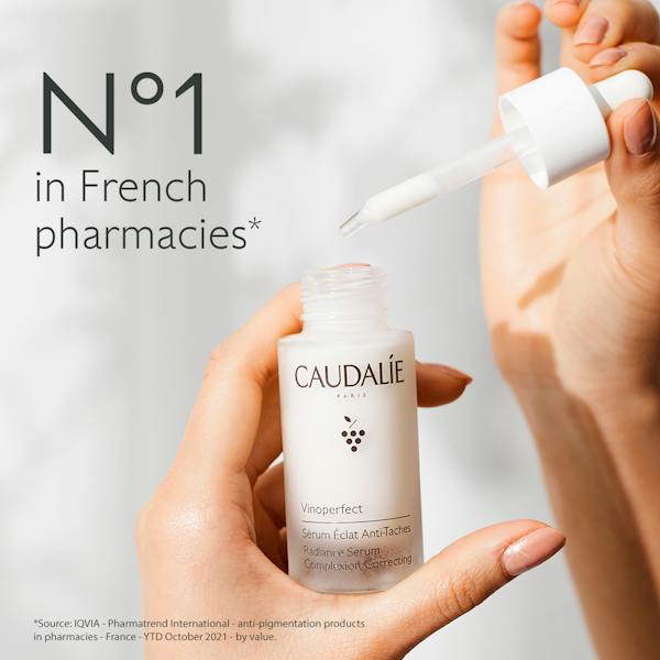 Caudalie Vinoperfect Anti-Dark Spot Radiance Serum Vitamin C Alternative 30 ML -3 Pack