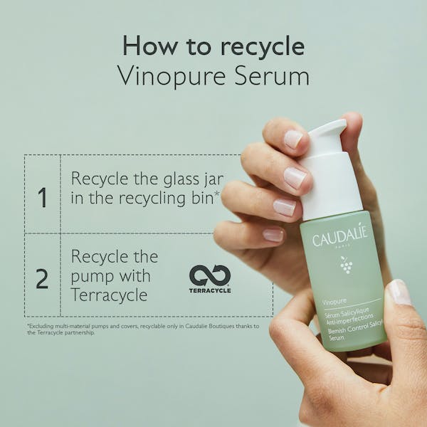 Caudalie Vinopure Blemish Control Salicylic Acid Serum 30 ml -2 Pack
