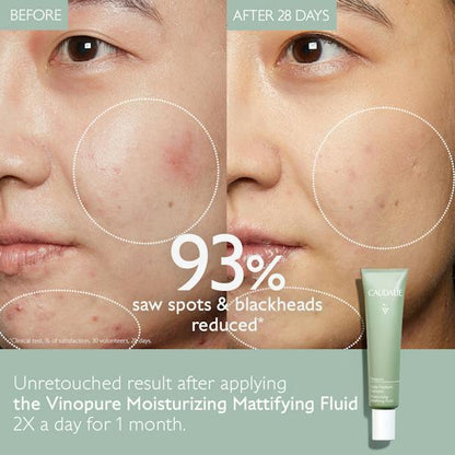 Caudalie Vinopure Matting Fluid Cream 40 ml -2 Pack