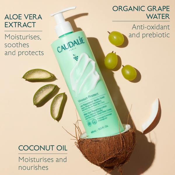 Caudalie Vinosun Protect After-Sun Repairing Care Lotion 400 ml -2 Pack