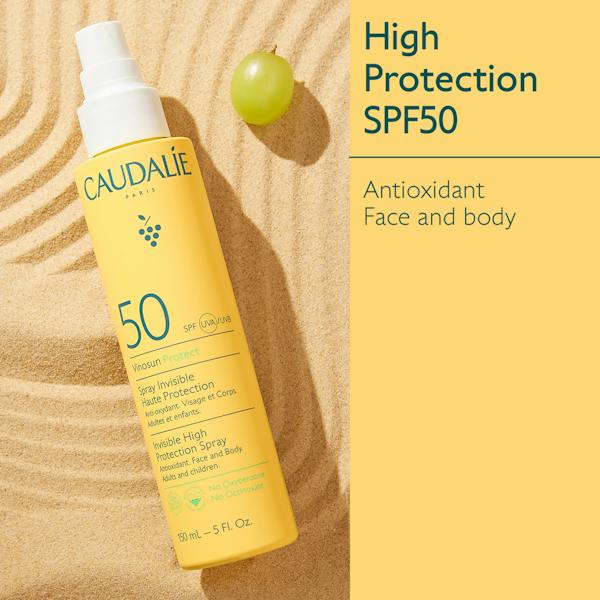 Caudalie Vinosun Protect Invisible High Protection Spray SPF50 150 ml 2 Pack
