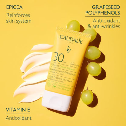 Caudalie Vinosun Protect Spf 30 Sunscreen 50 ml -3 Pack