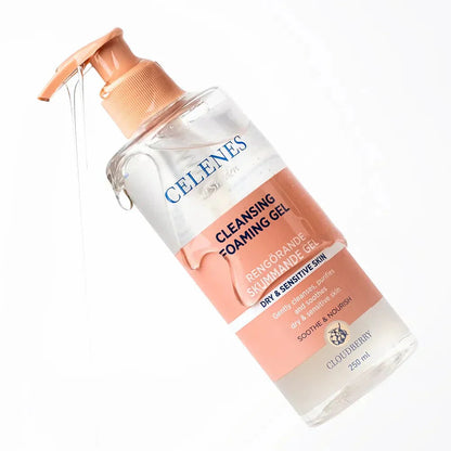 Celenes by Sweden Cloudberry Cleasing Foaming Gel 250 ml / 8.5 fl oz