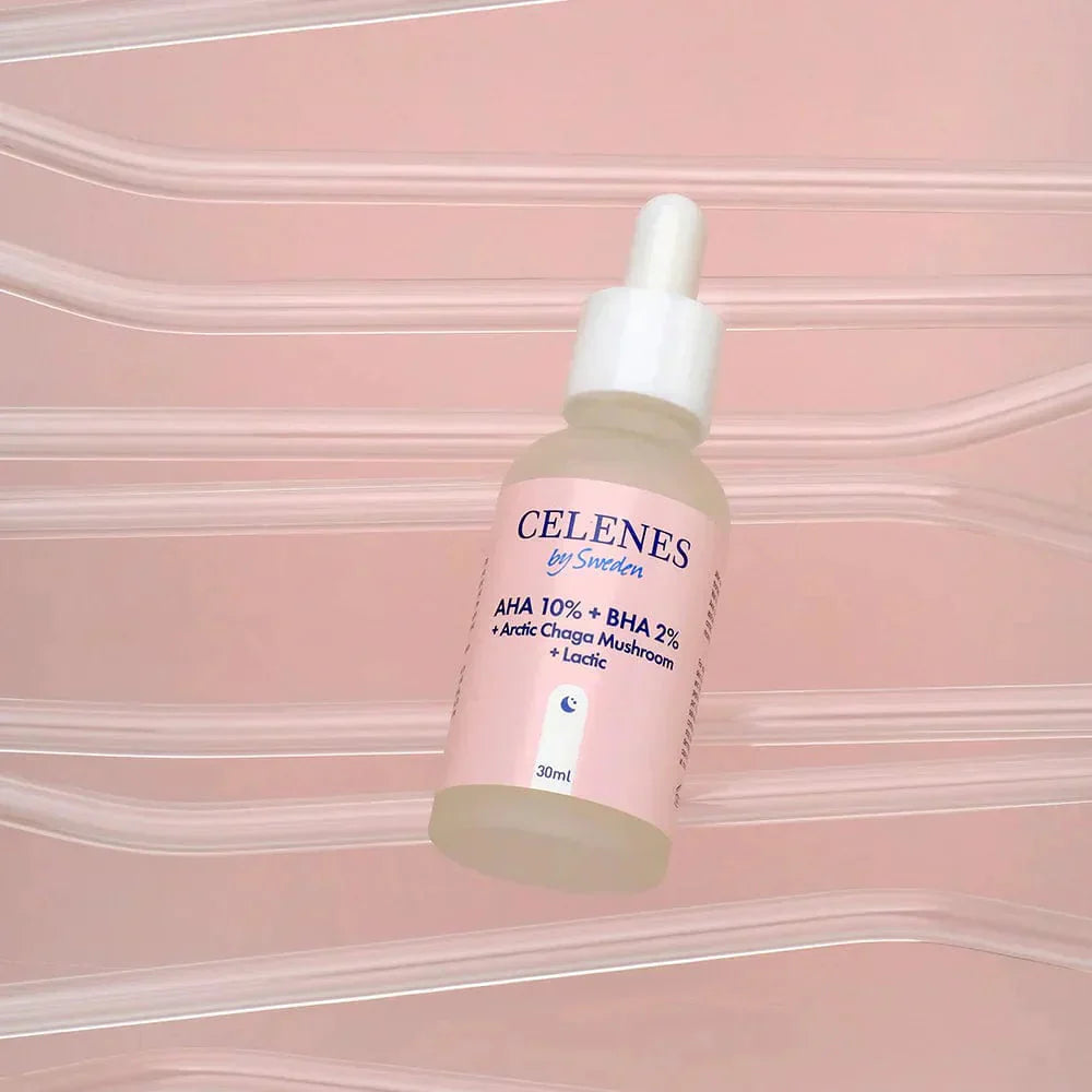 Celenes by Sweden Rena AHA 10% + BHA 2% + Arctic Chaga Mushroom + Lactic 30 ml