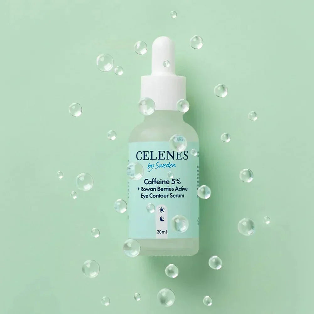 Celenes by Sweden Rena Caffeine 5% + Rowan Berries Active Eye Contour Serum 30 ml