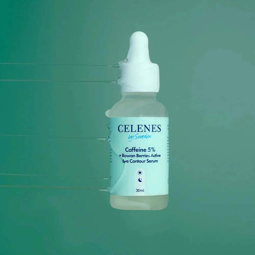 Celenes by Sweden Rena Caffeine 5% + Rowan Berries Active Eye Contour Serum 30 ml