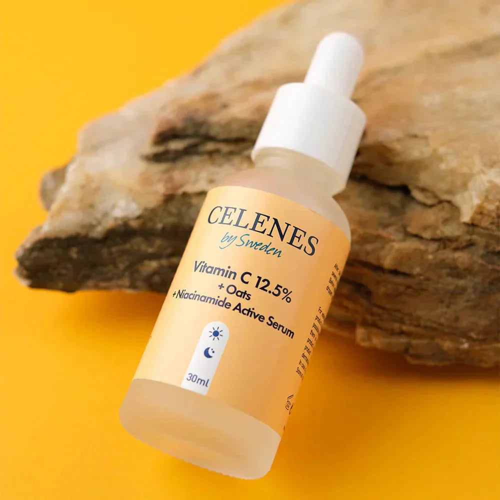 Celenes by Sweden Rena Vitamin C 12.5% + Oats + Niacinamide Active Serum 30 ml