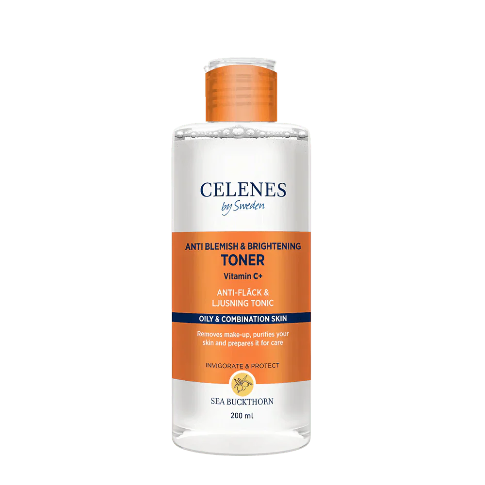 Celenes by Sweden Sea Buckthorn Anti Blemish &amp; Brightening Toner 200 ml / 6.8 fl oz