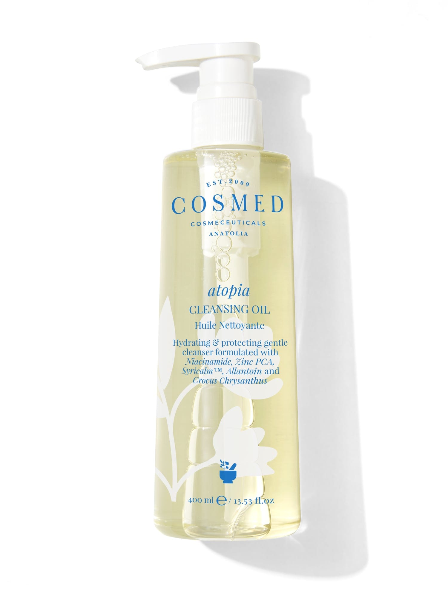 Cosmed Cleansing Oil for Face and Body - Oil Based Cleanser 400 ml