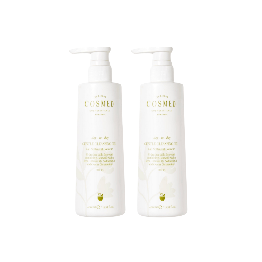 Cosmed Day-to-day Gentle Cleansing Gel - Combination Skin Washing Gel 400 ml 2 Pack