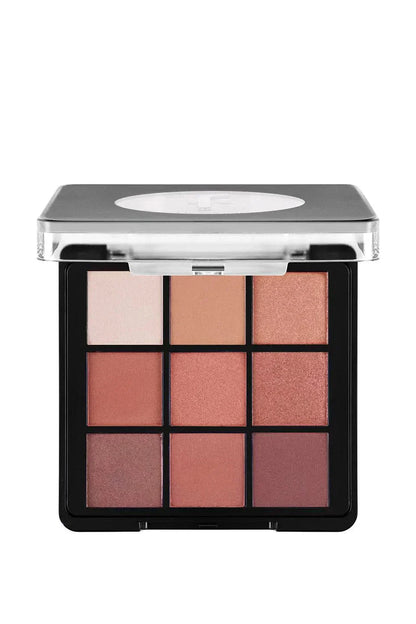Flormar 9-pack Compact Eyeshadow Palette with Creamy Texture &amp; Matte Finish/Shimmer 9g - 003 Sunset
