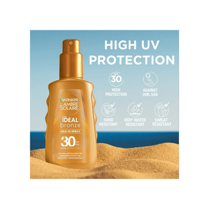 Garnier Ambre Solaire Ideal Bronze Milk-In Spray SPF30 150 ml / 5 fl oz
