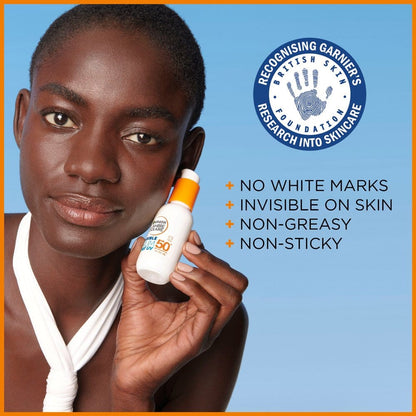 Garnier Ambre Solaire Super UV Daily Invisible Face Serum with SPF 50 + 30 ml