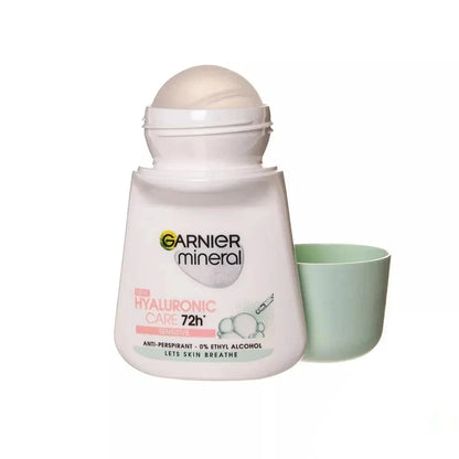 Garnier Mineral Hyaluronic Sensitive Roll-on Antiperspirant Deodorant 50 ml / 1.7 fl oz