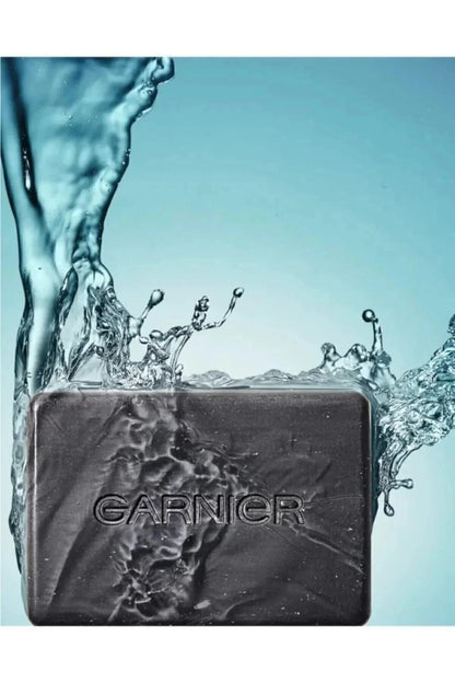 Garnier Pure Active Anti-Spot and Blackhead Solid Wash Charcoal Bar 100g 3 Pack