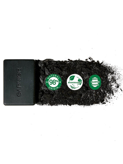 Garnier Pure Active Anti-Spot and Blackhead Solid Wash Charcoal Bar 100g